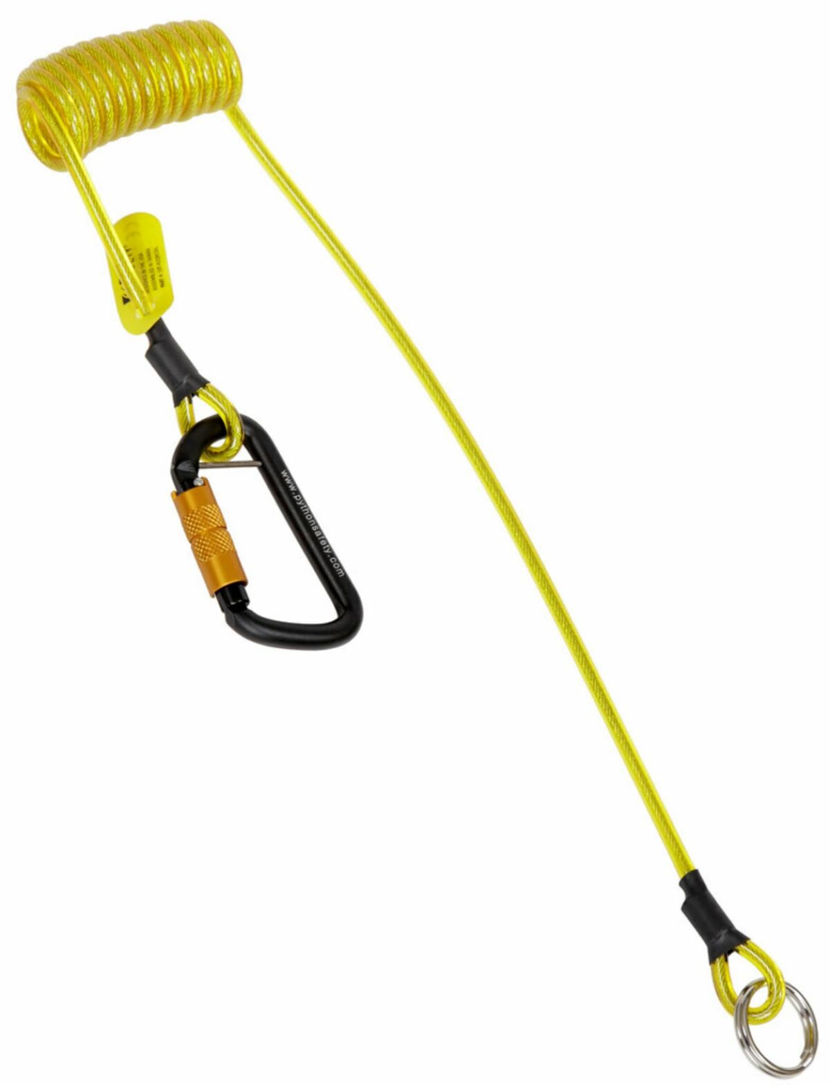 3M™ Hook2Quick-Ring Coil Tool Tether, 2 lb Capacity, 3 - 62 in