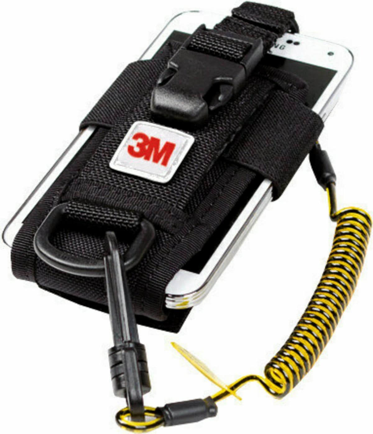 3M™ DBI-SALA® Adjustable Radio/Cell Phone Holster, Clip2Loop Coil Tether, Micro D-Ring 1500089, 1 EA