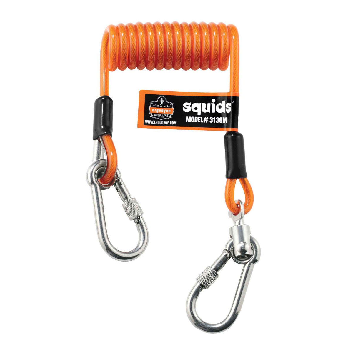 Squids 3130M Coiled Cable Tool Lanyard - 5lb
