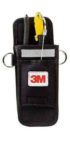 3M™ Single Tool Holster with Retractor For Belt 1500102, 1.5 - 5 lb Capacity, 4 - 52 in