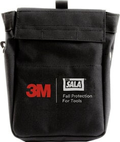 3M™ Tool Pouch with D-ring and Triggers 1500126, Canvas, Black, 7.5 in x 11 in