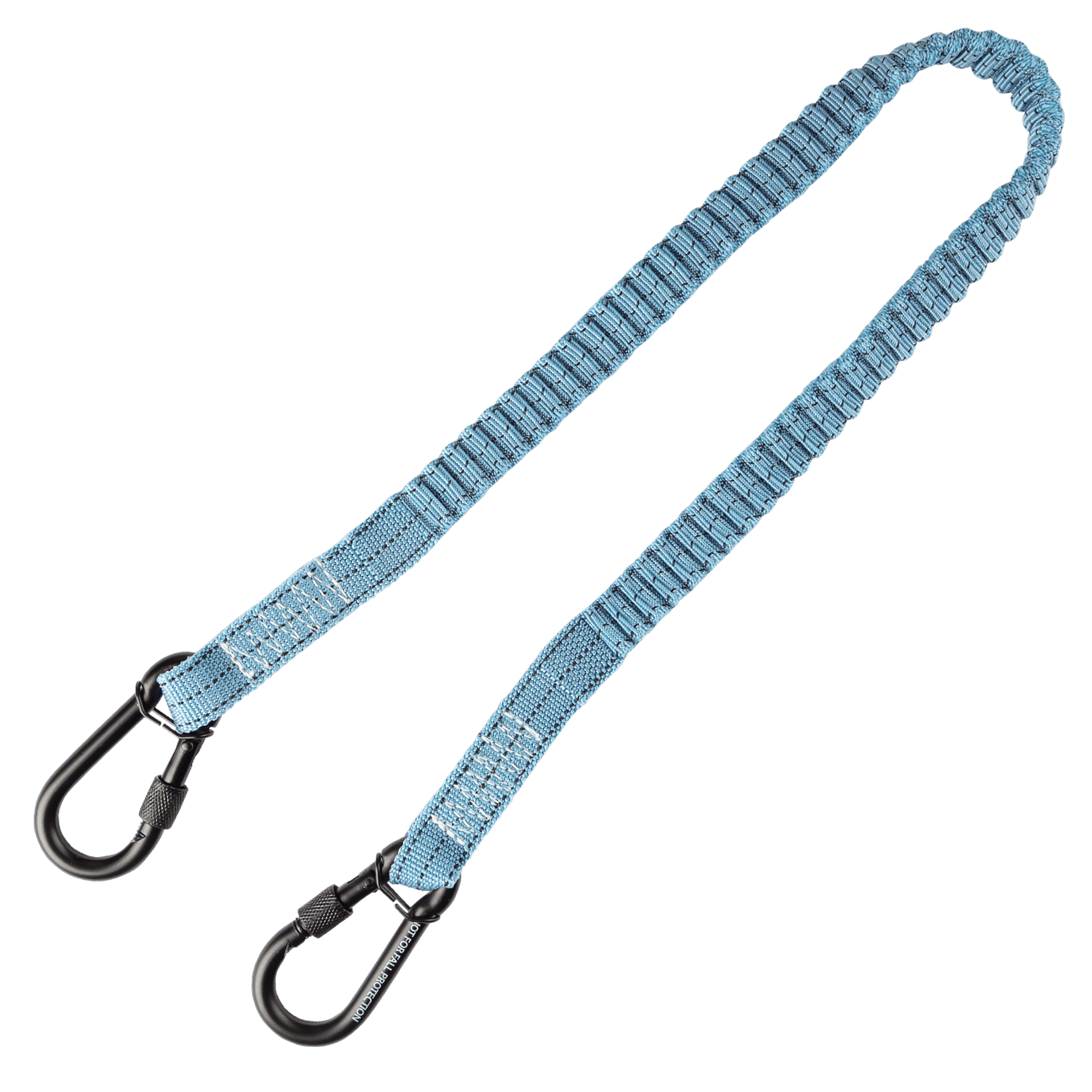15 lb Tool Tether with dual steel screwgate carabiners, 36", 1/pk