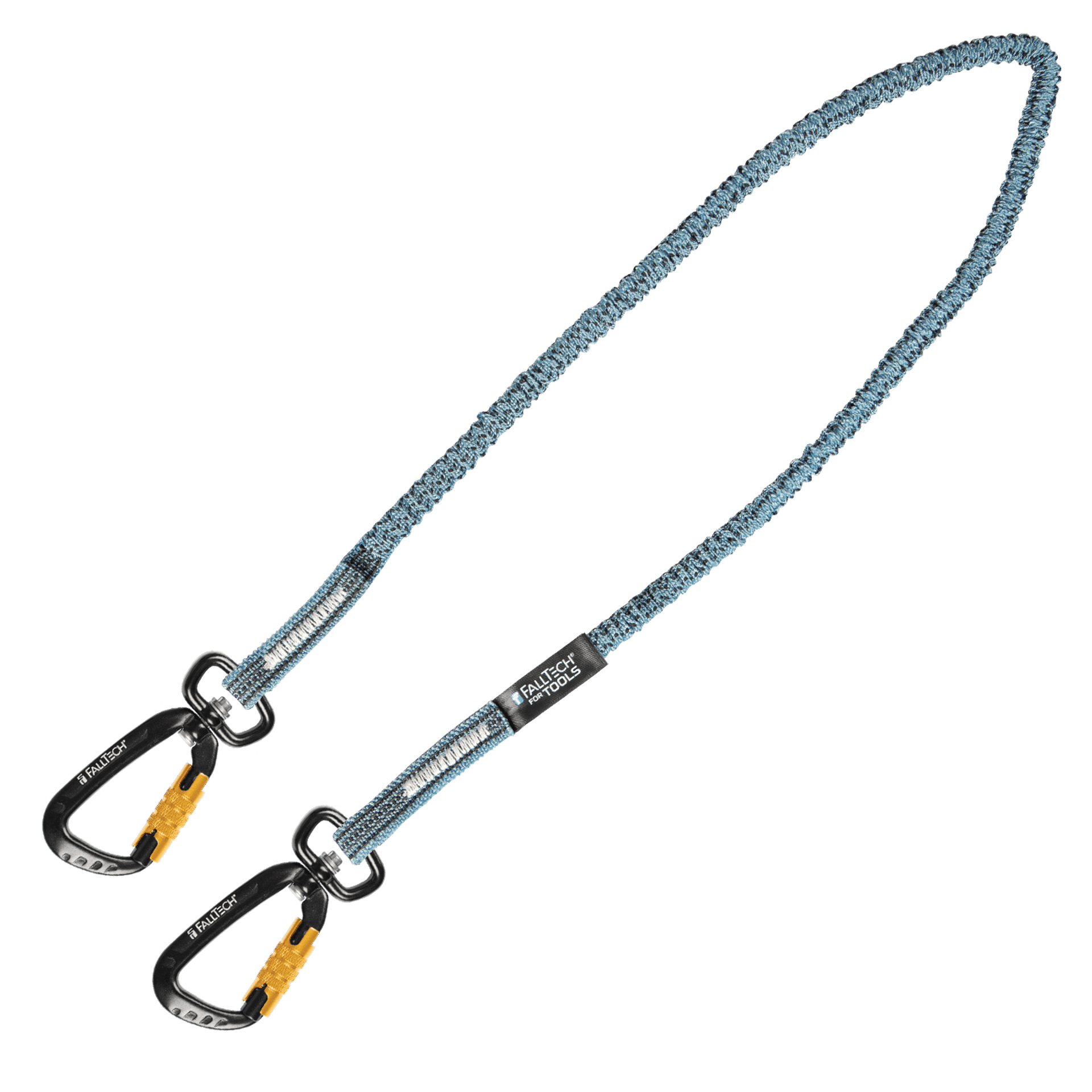 5 lb Premium Tool Tether with Dual Aluminum Swivel Carabiners, 1/pk