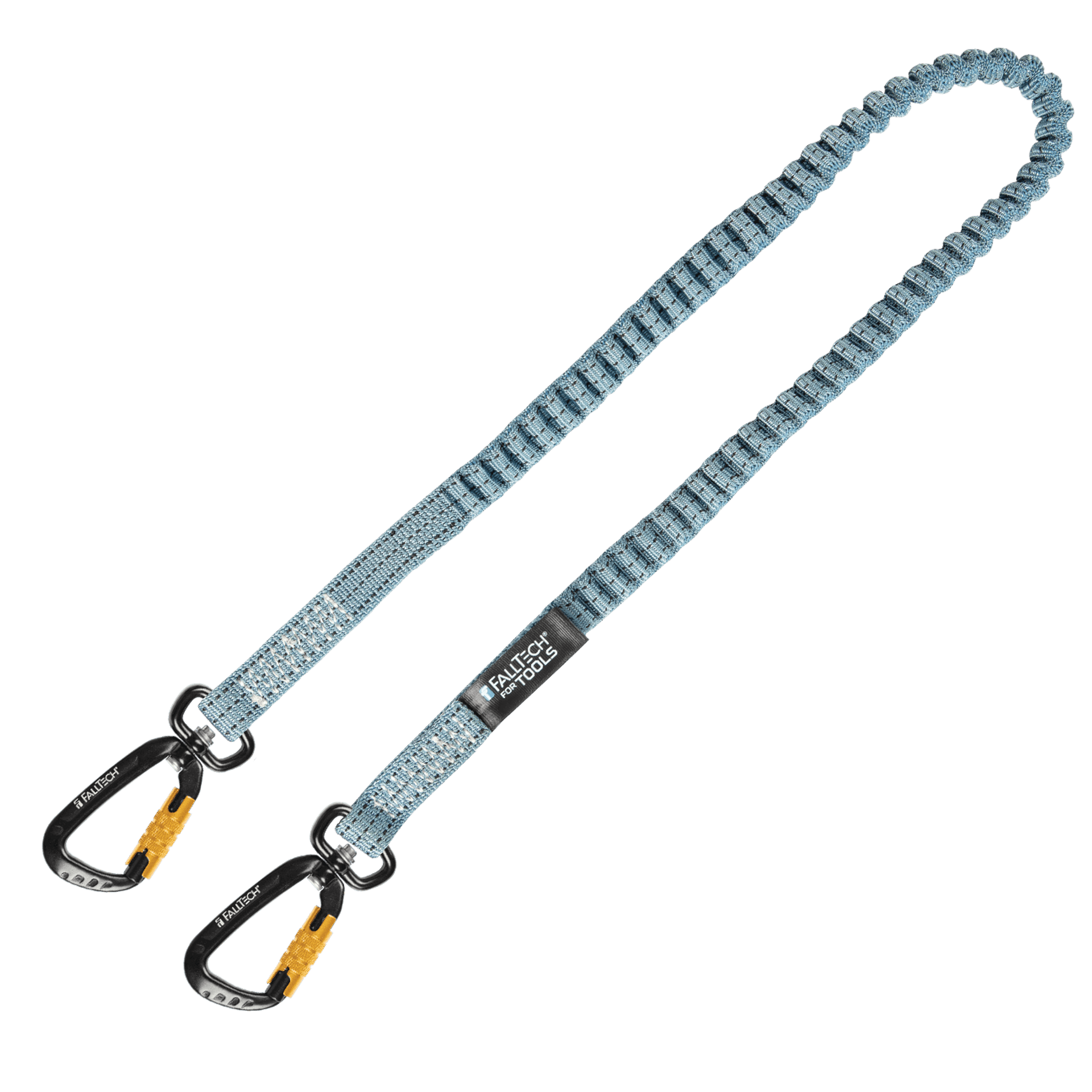 15 lb Premium Tool Tether with Dual Aluminum Swivel Carabiners, 1/pk