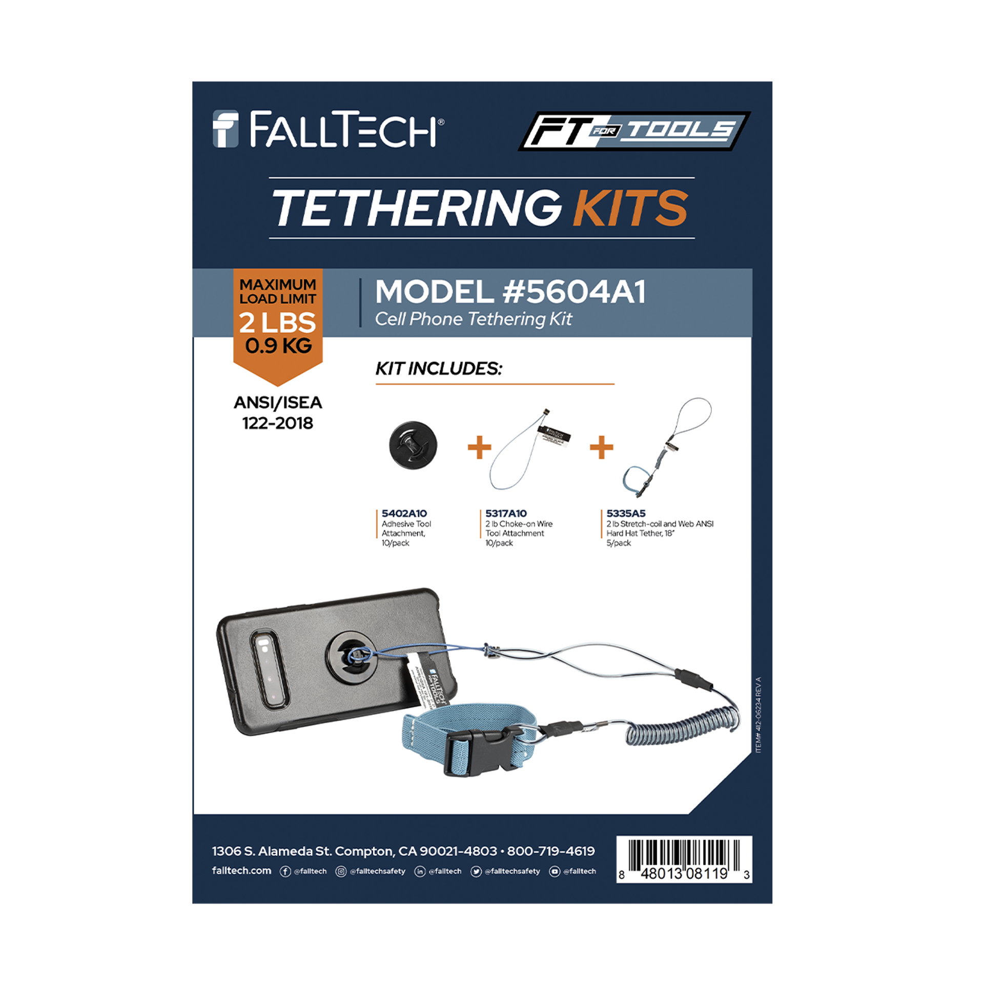 Tool Tethering Kit, 2 lb, Cell Phone Kit