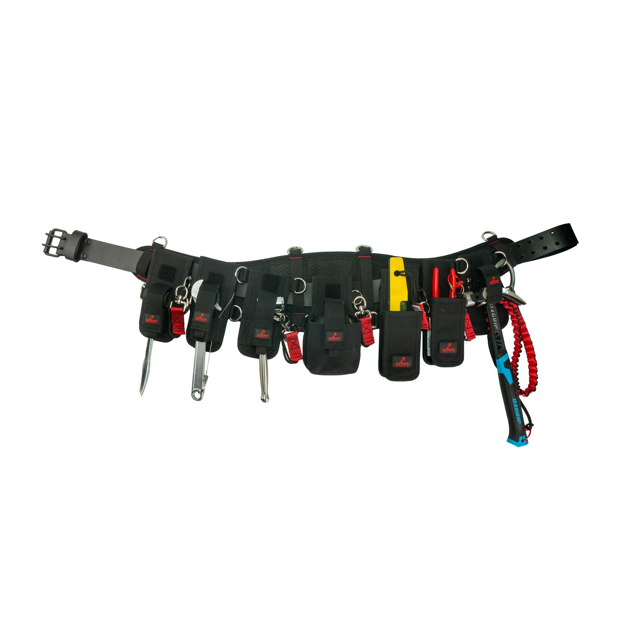 Scaffolders Kit - 7-Tool Retractable with Leather Belt