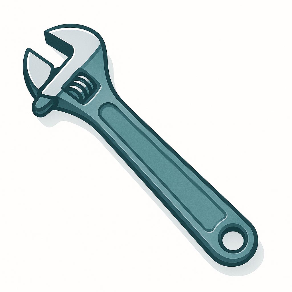 Adjustable Wrench – 18-inch Overall, 2-3/8-inch Jaw Capacity