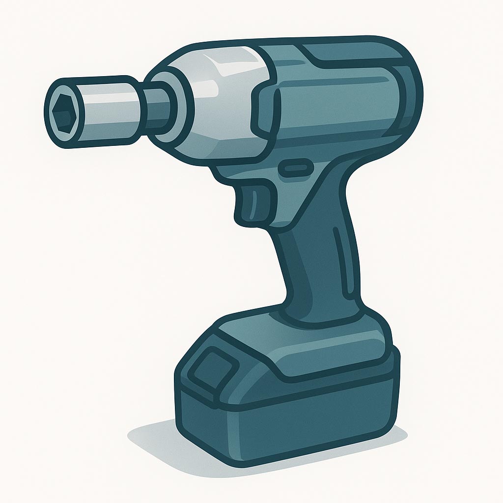 Cordless Impact Wrench – 5-inch Battery