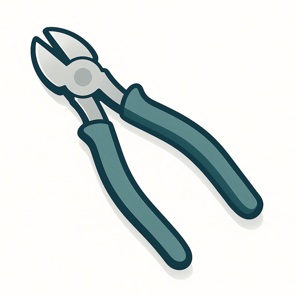 Diagonal Side-Cutting Pliers – 6-1/4-inch Overall