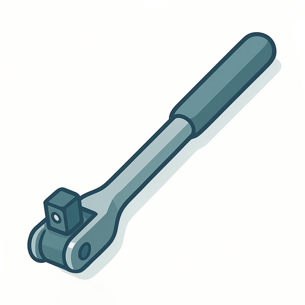 Flex-Head Breaker Bar – 3/8-inch Drive, 12-inch Overall