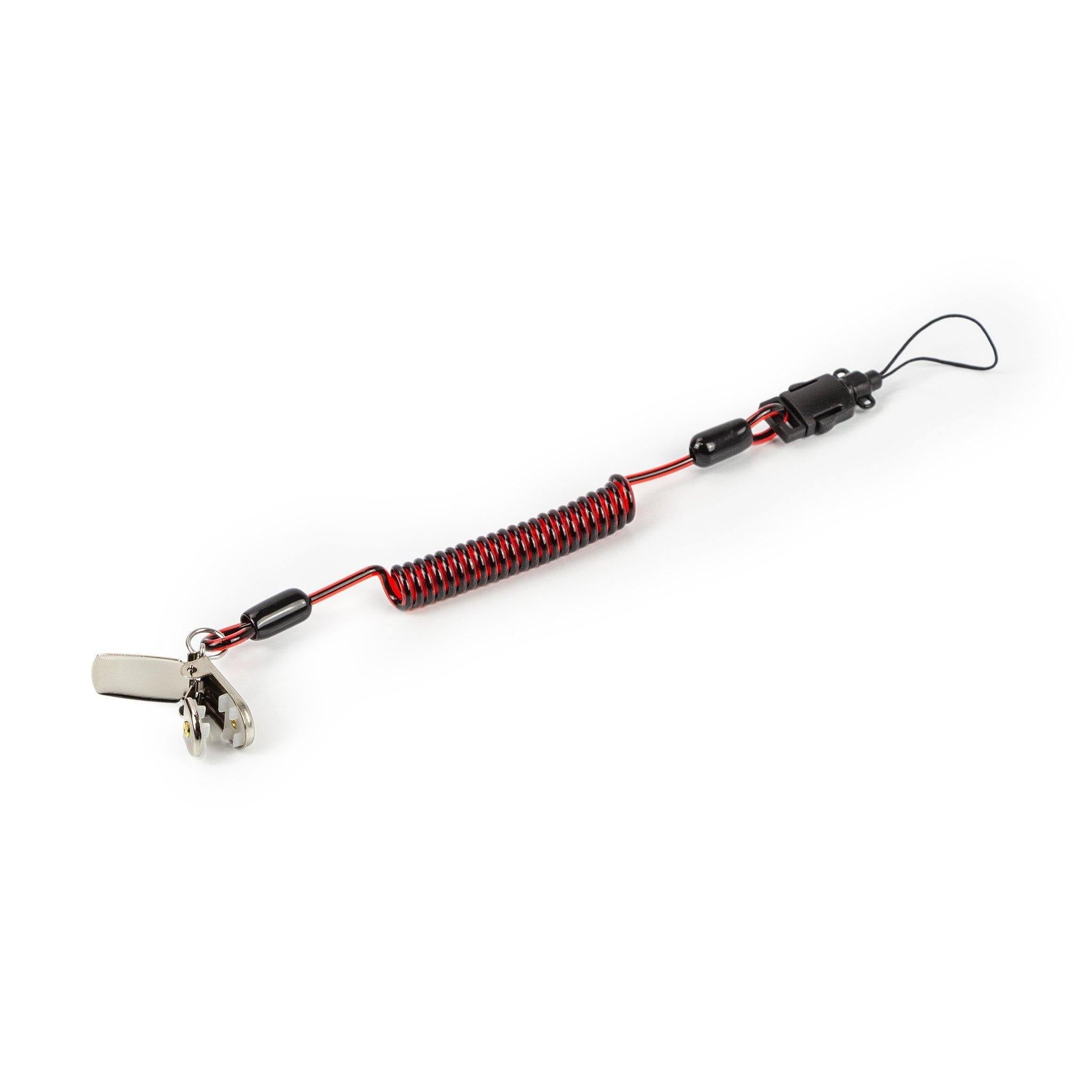Coil E-Tether With Steel Clamp & E-Catch - 0.5kg / 1.1lb