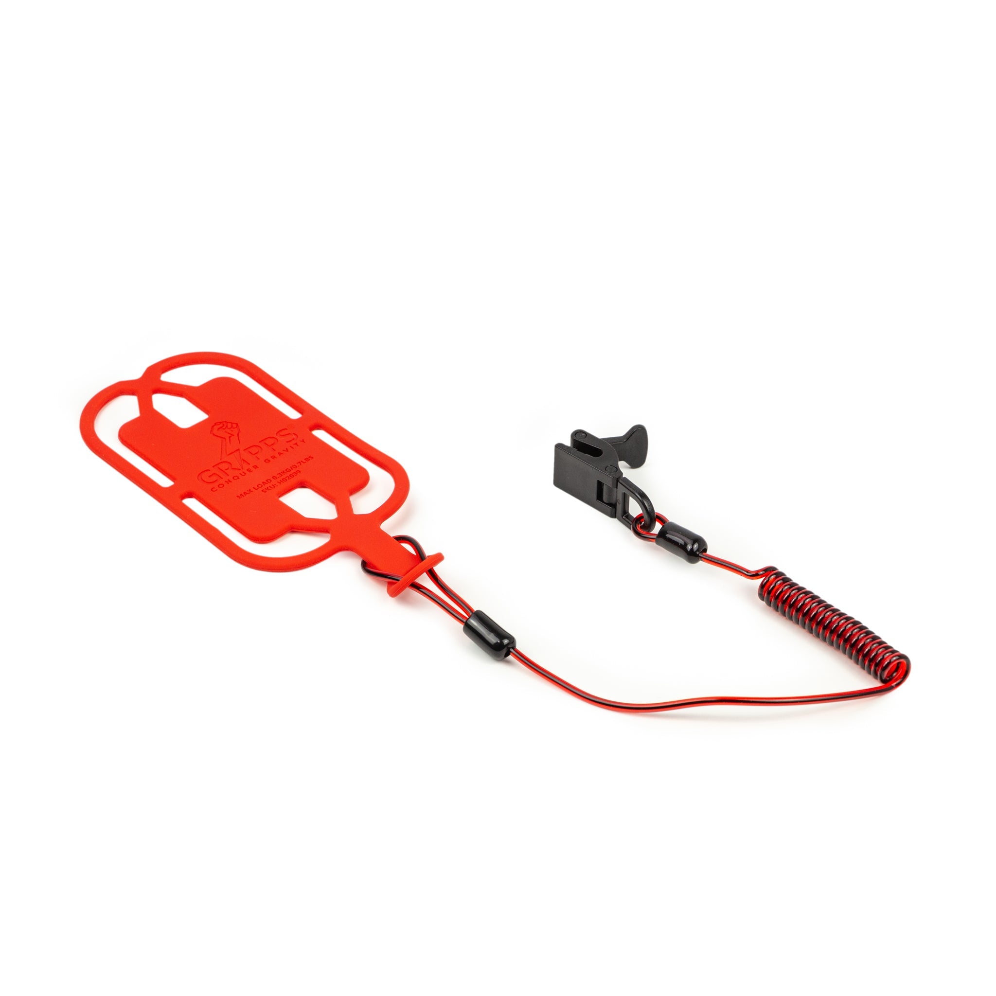 Phone Gripper with Coil Tether