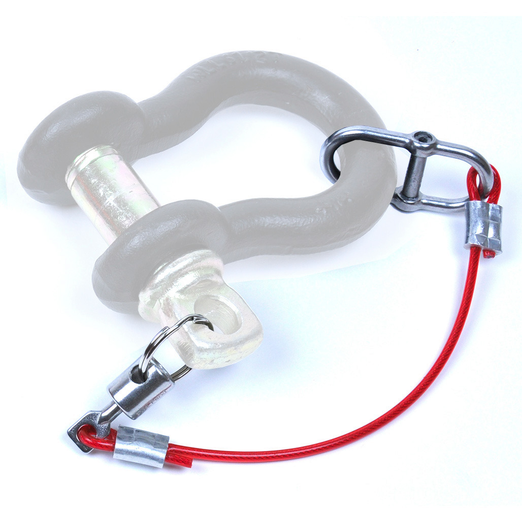 Swivel Lanyard for Shackle Pins 6 inch to 13 inch long and max. 20lb. wt.