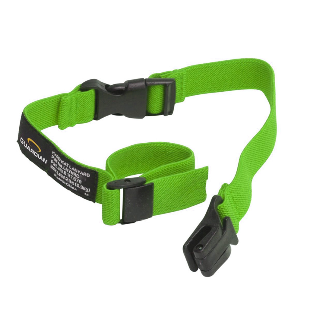 High Vis Lime Green Patented Hard Hat Lanyards (100/Pkg.)