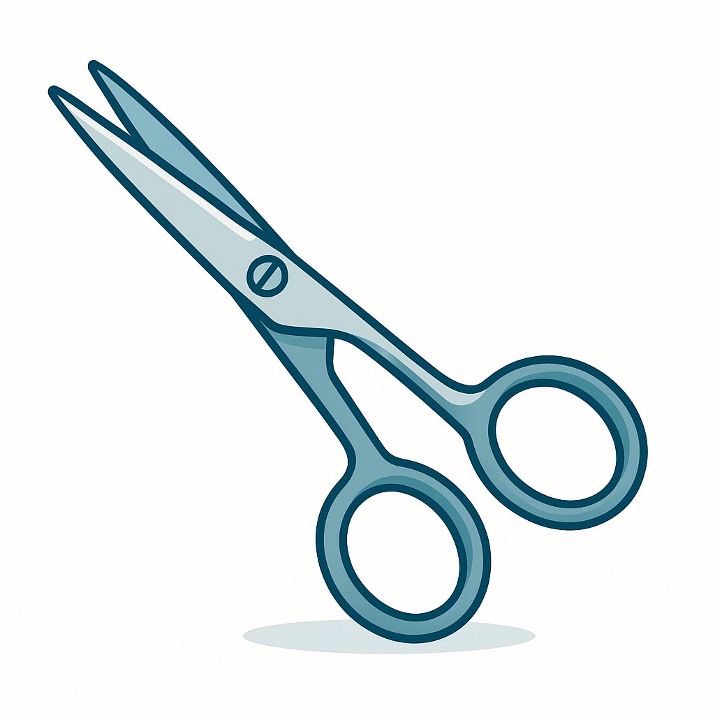 All-Metal Scissors – 6-inch Overall