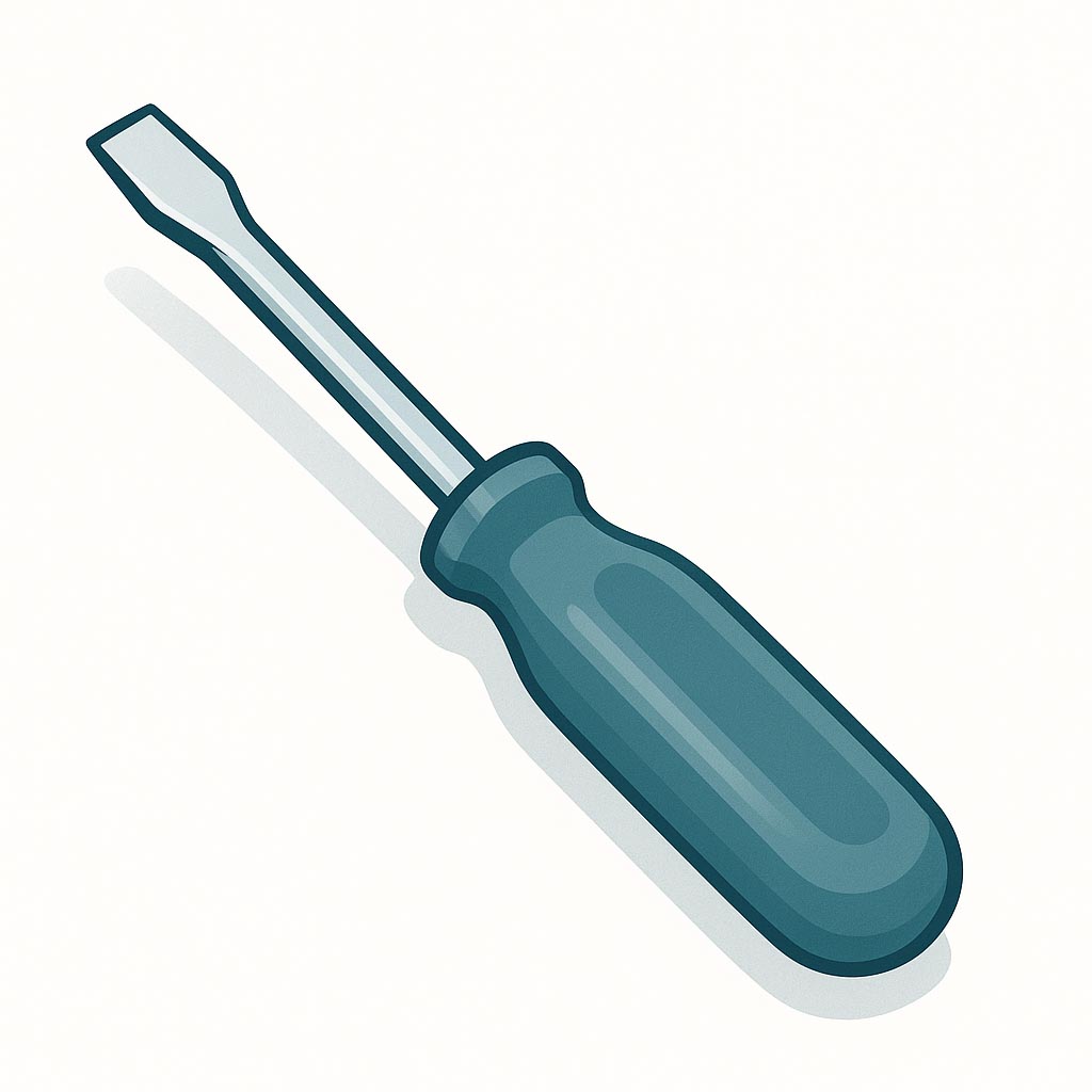 Slotted Flathead Screwdriver – 1/16-inch