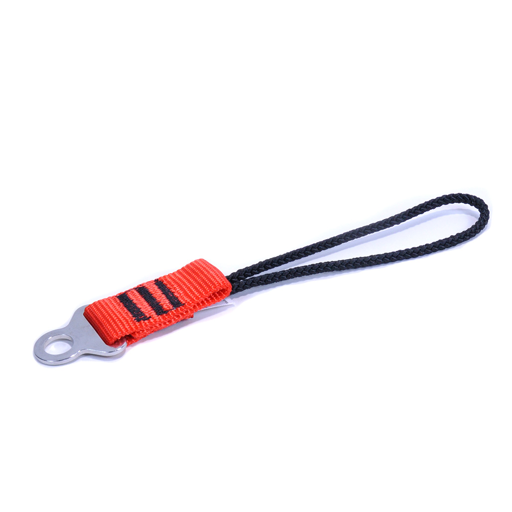 Tether cinch loop, single eye