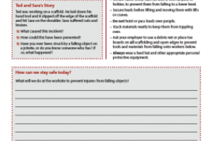 Construction Toolbox Talk: Preventing Falling Objects