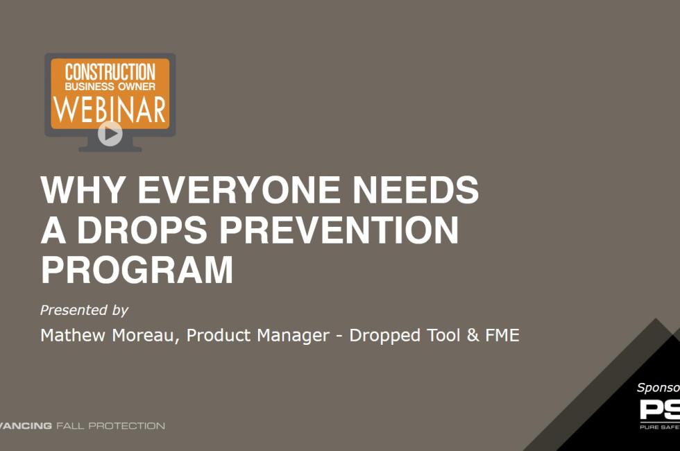 Why Everyone Needs a Drops Prevention Program